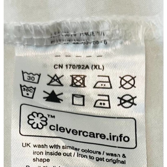 ESPIRIT LONG SLEEVE ROUND NECK TUNIC TOP, WOMENS, XL, WHITE, FANCY SLEEVES - Picture 9 of 9